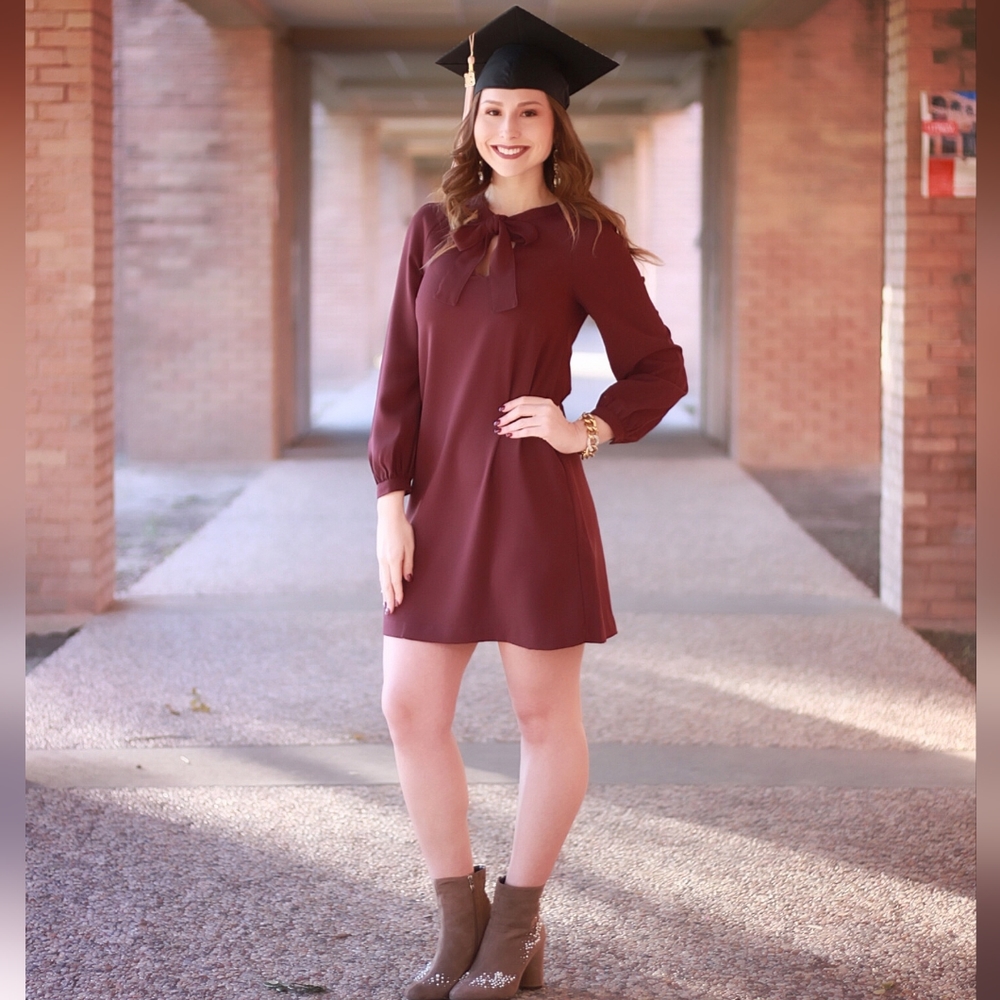 H&M dress- maroon